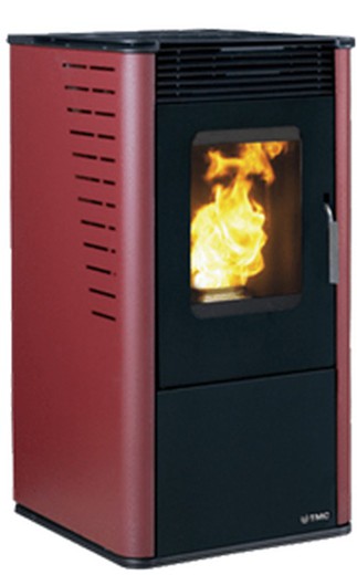 Estufa de pellet 810 Elegance. 9 Kw. Gris/negro.