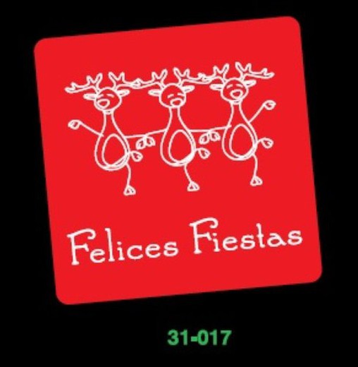 Etiq. Felices Fiestas Renos 32-017 250U