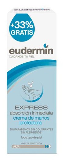 Eudermin Crema Manos Express 75 + 33%