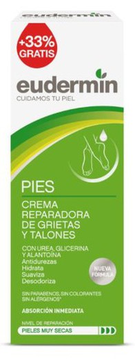 Eudermin Pies Crema Reparadora 75 + 33%