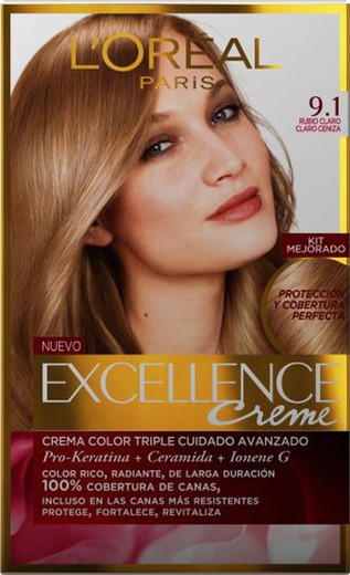 Excellence N. 9.1 Rubio Claro Cl. Ceniza