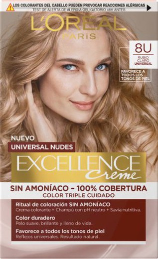 Excellence Nude S/Amoniaco N.8 Rubio/Cla