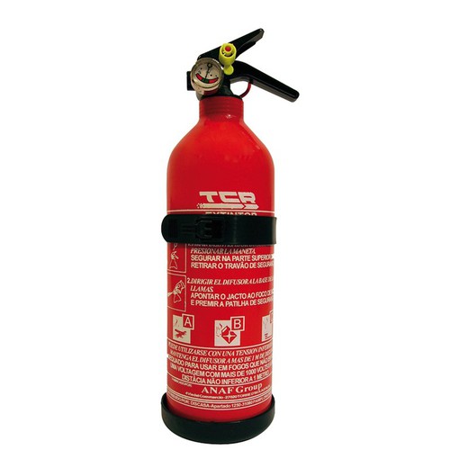ROLMOVIL PS1-X extintor de pó-gás. 1 Kg. Extintor de incêndio a gás em pó aprovado