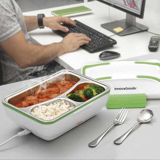 INNOVAGOODS Pro Lunch Box Electrique 50W Bco / Vert