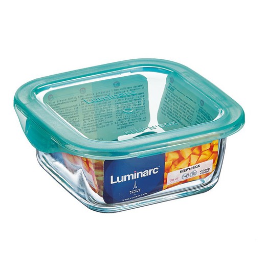 LUMINARC Keep'n Box Recip Cuad C/T 122Cl Keep'N Lagon Lum lunch box hermétique