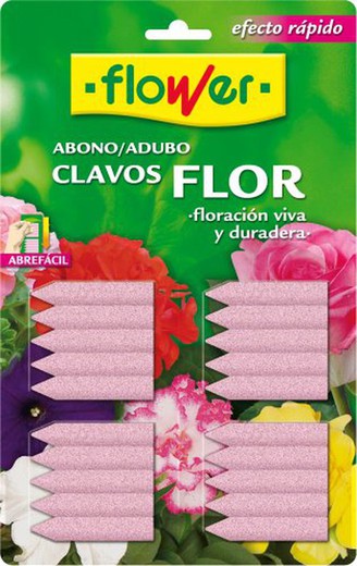Flower Abono Clavos Flor 20Un.     10506