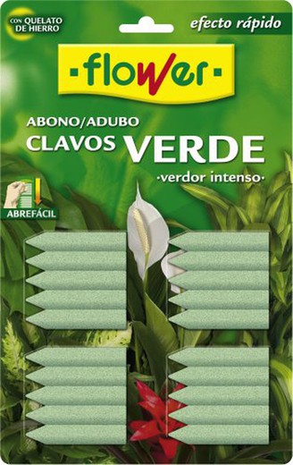 Flower Abono Clavos Verdes 20Un  R-15501