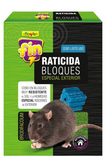 Blocs Rodenticides Fleur 250 Gr 20621