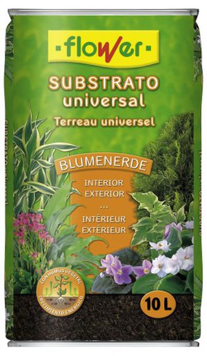 Flower Terra Planta Abonada Sac 10 Lt