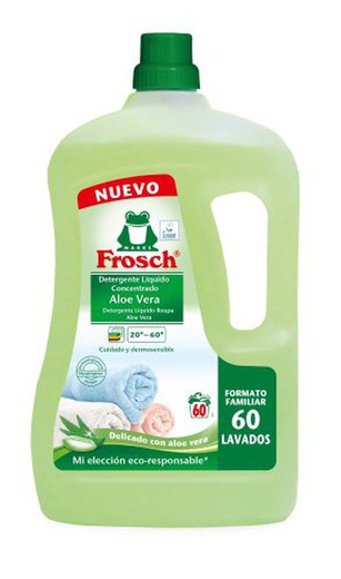 Gel Detergente Frosch 3000 Aloe (60 Do)