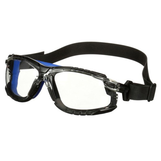 Gafas Seguridad Azul/Negro Solus