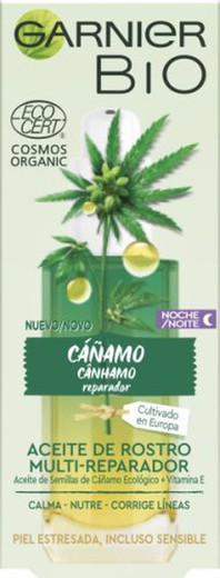 Garnier Bio Cañamo Aceite Noche Reparado