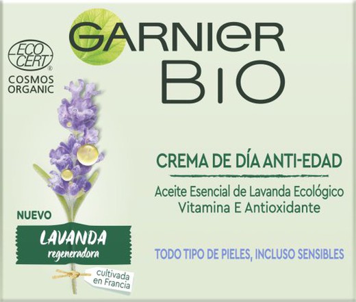 Garnier Bio Crema Dia Anti-Edat Lavanda