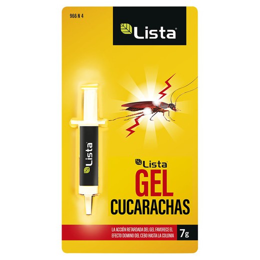 Gel Cucarachas. Jeringa 7 Gr.