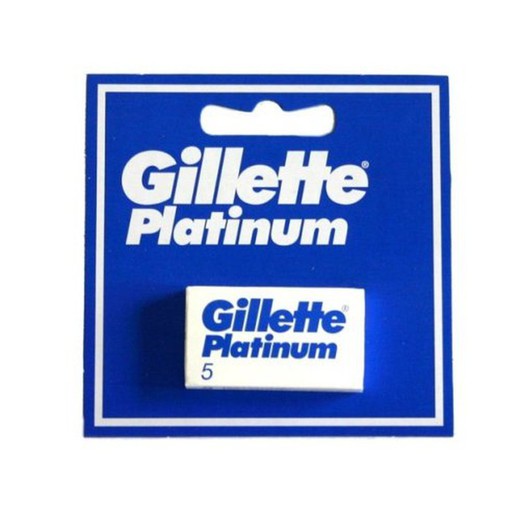 Gillette Platinum Hojas (5) (Vo)