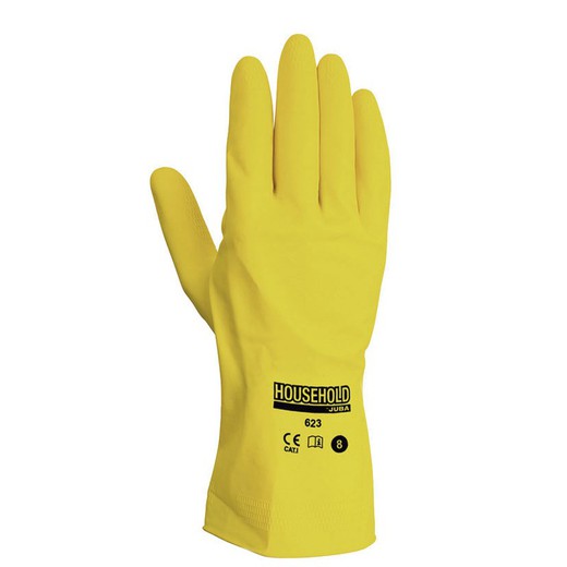 JUBA Ménage Gant 623 Jaune Ménage Gant Latex T/9