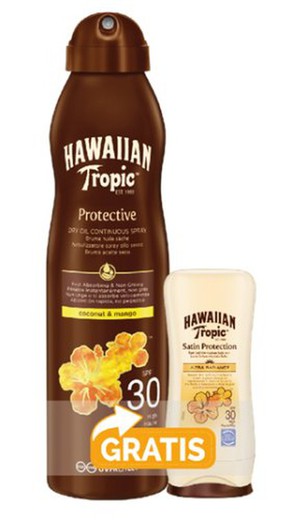 Hawaiian Tropic Aceite Bruma F-30 180+Le