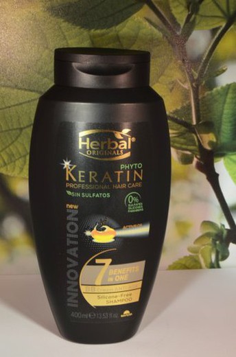 Herbal Keratin 7En1 Ch 400 Sin Siliconas