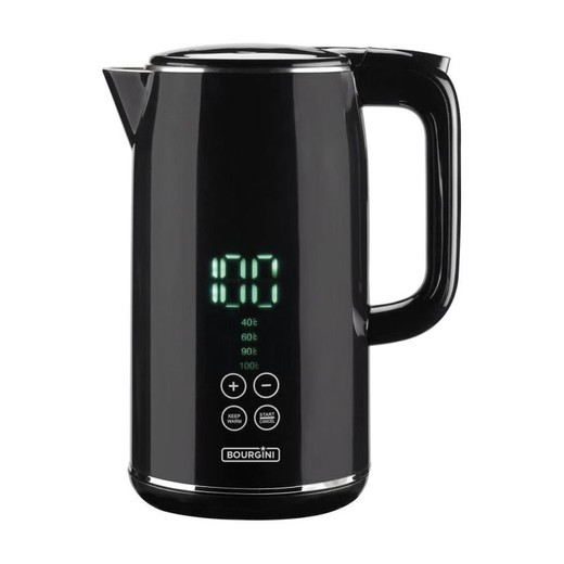 Hervidor Kettle digital . 4 temperaturas. 1,7 litros. 2200w. Recogecables.