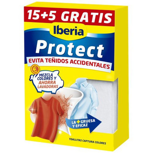 Iberia Atrapa Colores Toallitas (15+5)