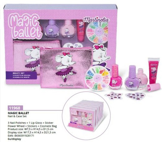 Idc Inf. Magic Ballet Nails & Case 11968