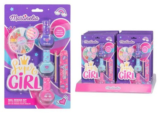 Idc Inf. Super Girl Uñas Kit Diseño11909