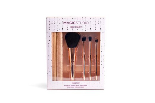 Idc Mag.S. Rose Quartz Set Brochas 8201Z