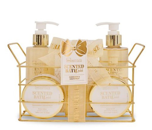 Idc Scented Oro Cesta Metal Set 6Pz42069