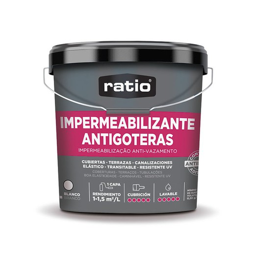 Impermeabilizante Gris Ratio 15L