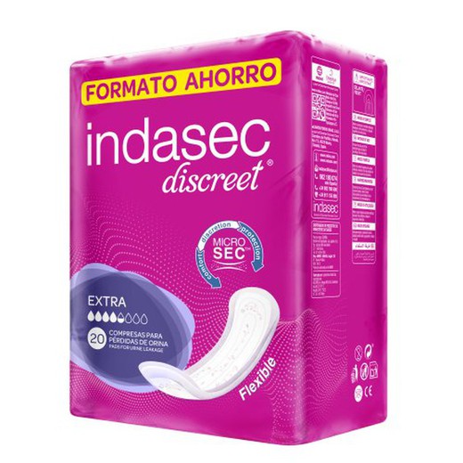 Indasec Extra (20) Discreet 4.5G