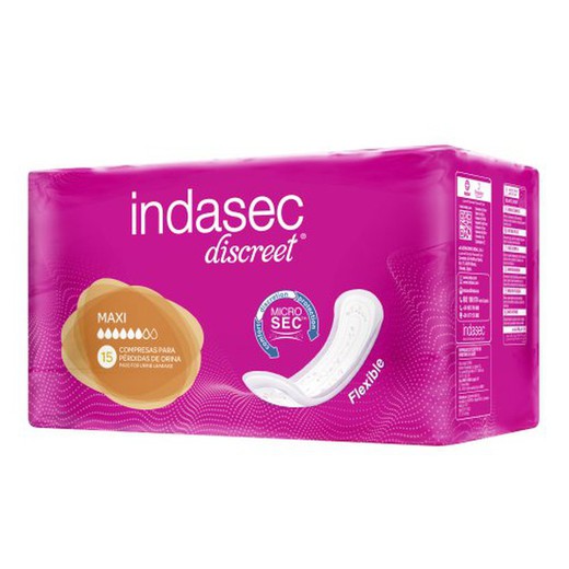 Indasec Maxi (15) Discreet 6G