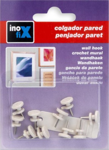 Inofix Colgador Pared Blanco(10)R-3000/2