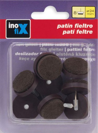 Inofix Patin+Fieltro 25 Mm (8) R-3147/4