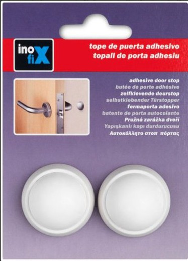 Inofix Tope Puerta Pared Bco(2) R-2450-2