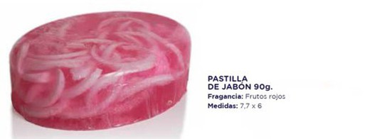 Jabon Pastilla 90G Frutos Rojos 1696