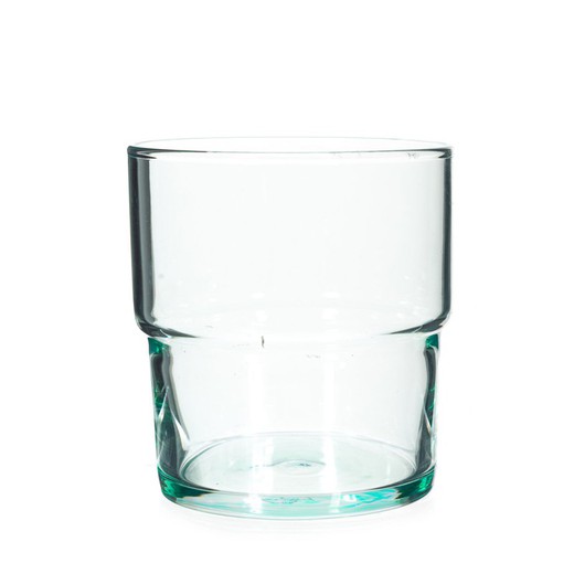 Jgo. 4 Vasos Vidrio Apilable 30 Cl.