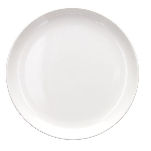 Juego 6 platos postre Edge blanco