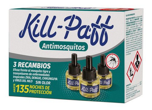 Kill Paff (Mosquitos) Recambio Triplo