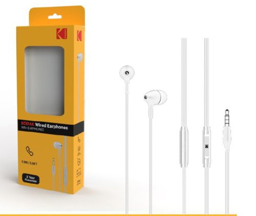 Kodak Auriculares Cable+Micro       165+