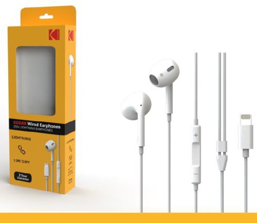 Kodak Auriculares Lighting +Micro   210+