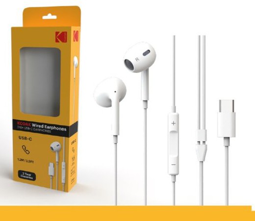 Kodak Auriculares Usb-C +Micro      210+