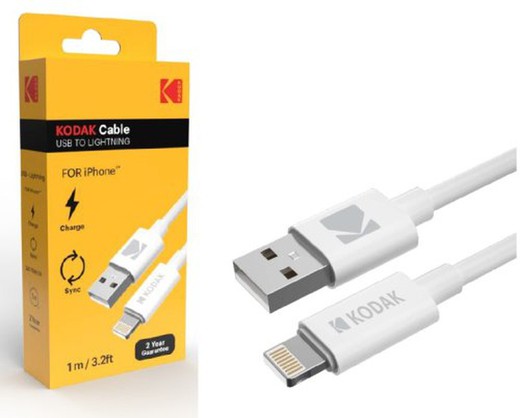 Kodak Cable Carga+Sync Usb A Lightning