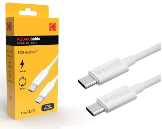 Kodak Cable Carga+Sync Usb-C A Usb-C