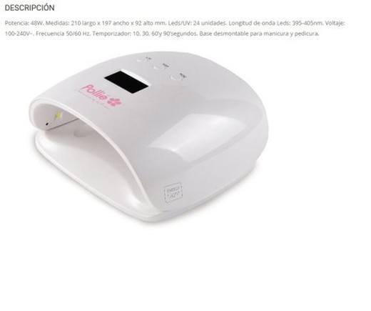 Lampara Led Uñas Gel Uv 48W Prof. 4920