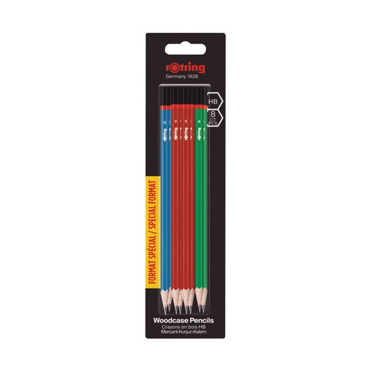 Lapices Grafito Hb Rotring 8uds.