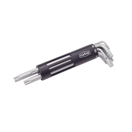 Clau colzada Torx RATIO 6296 Claus Torx Jgo.8 (T10-T50) Ràtio