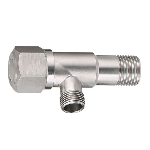 Llave Escuadra Acero Inox. 1/2-3/8 Ceram