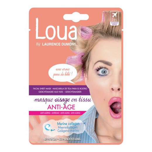 Loua Mascarilla Facial Antiedad Colageno