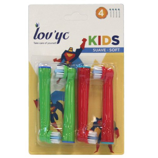 Lovyc Recambio Cepillo Kids Soft Hero(4)