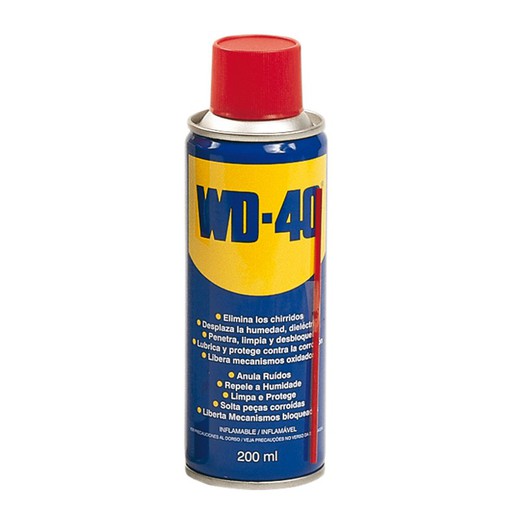 Lubricant multiús WD-40. Multiusos Wd-40 Spray 200 Ml.